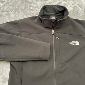 The‎ North Face Apex Softshell Jacket Women's Sz.M Black Full Zip Outdoor